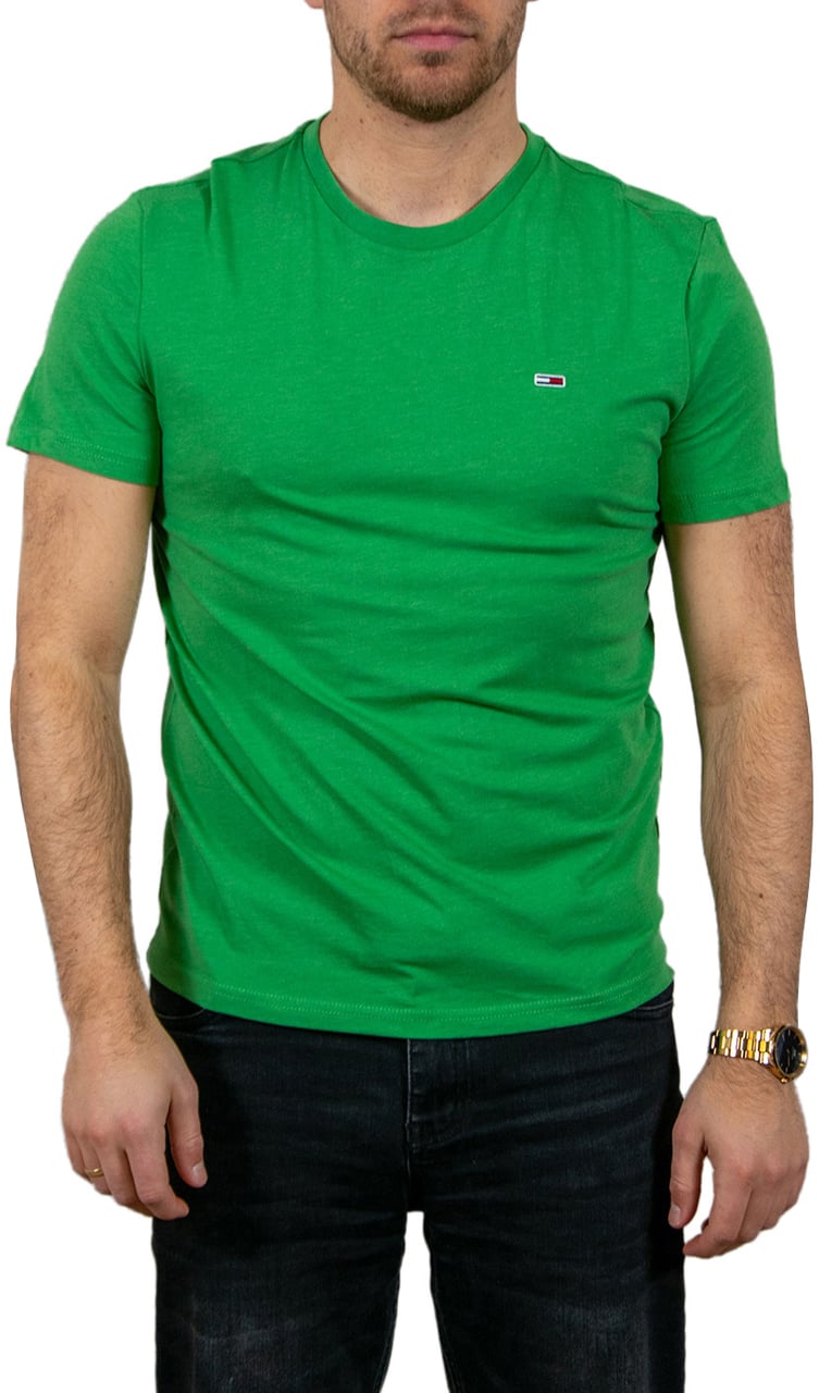 Tommy Jeans Xslim Jaspre HTR Tee Groen