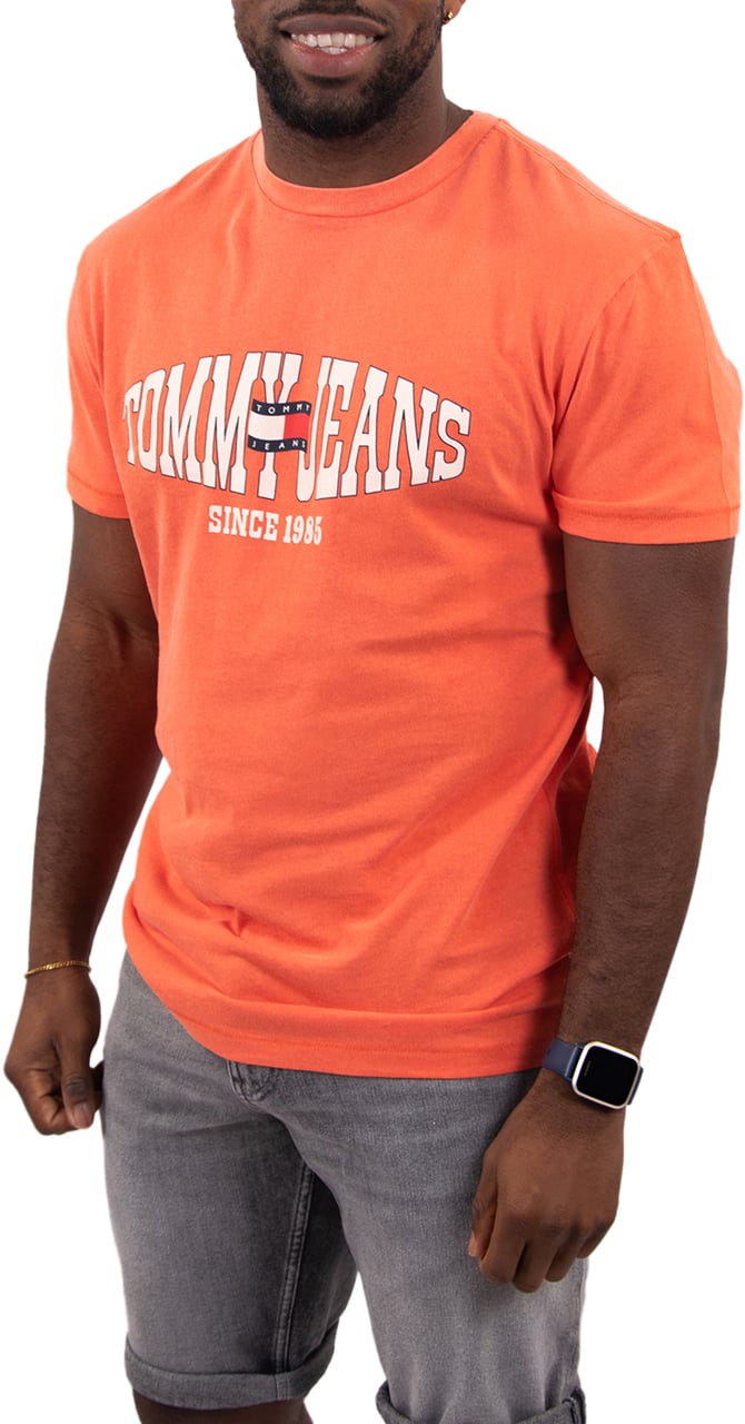 Tommy Jeans Reg LA Waving Flag Ext Groen