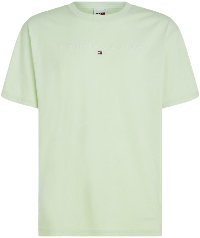 Tommy Jeans Tommy Jeans Linear Logo Tee Ext Groen