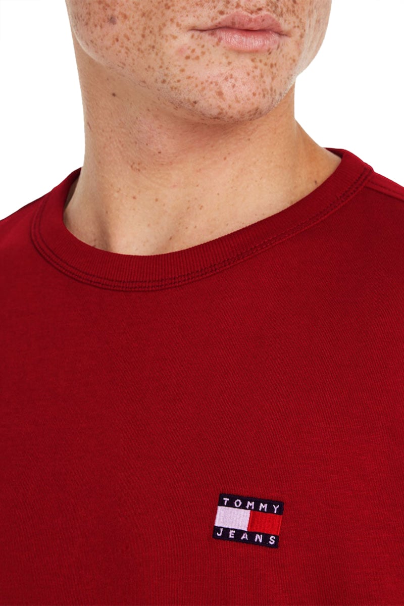 Tommy Jeans Tommy Jeans Reg Badge Tee Rood