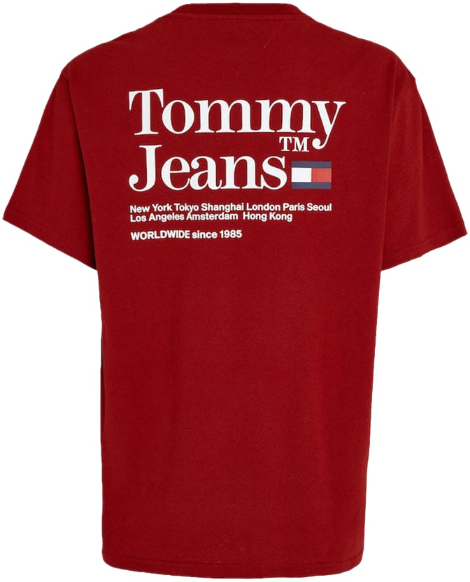 Tommy Jeans Tommy Jeans Reg Modern Tommy TM Tee Rood