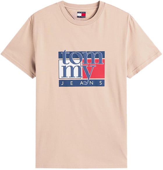 Tommy Jeans Tommy Jeans Slim RWB Flag Tee EXT Beige