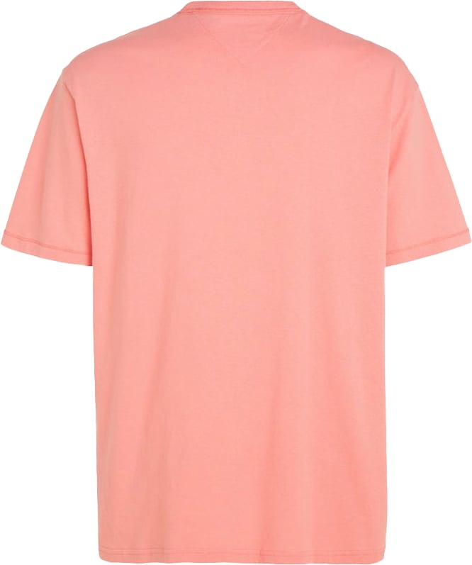 Tommy Jeans Tommy Jeans Slim Rib Detail Tee Roze