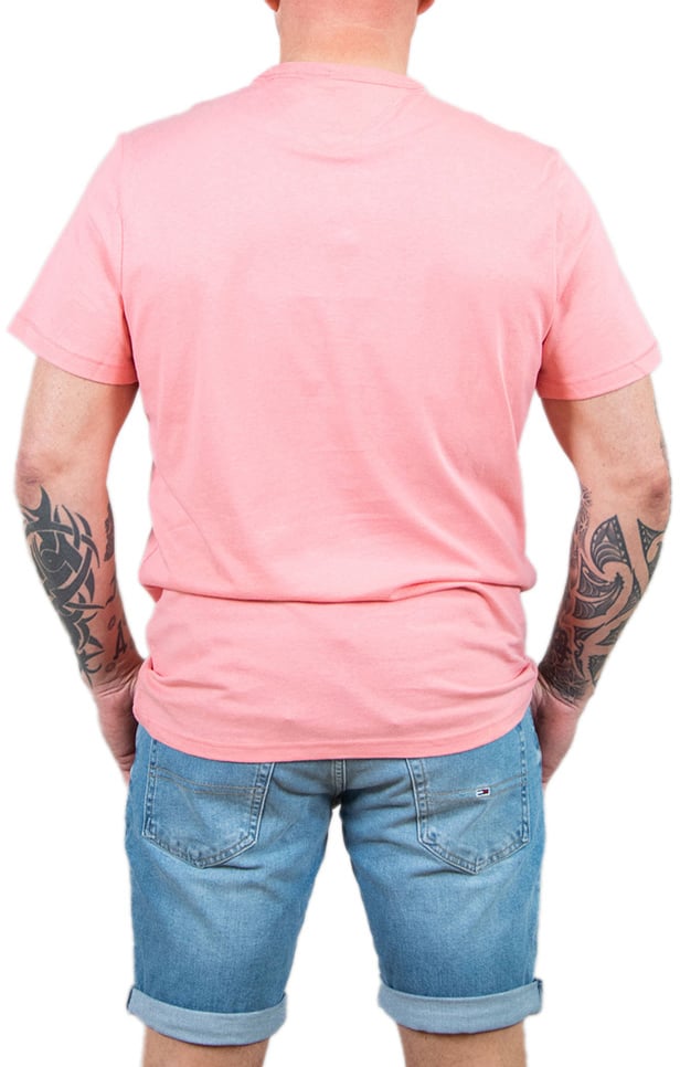 Tommy Jeans Tommy Jeans Slim Rib Detail Tee Roze