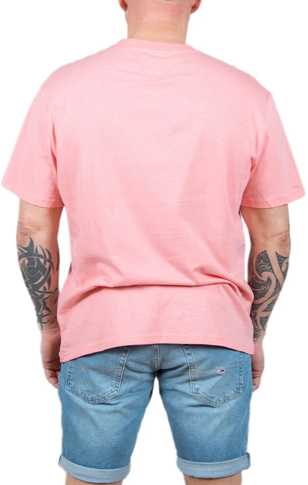 Tommy Jeans Tommy Jeans Reg Spray Pop Color Tee Ext Roze
