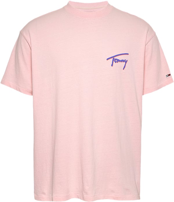 Tommy Jeans RLX Faded Graphic Tee Roze