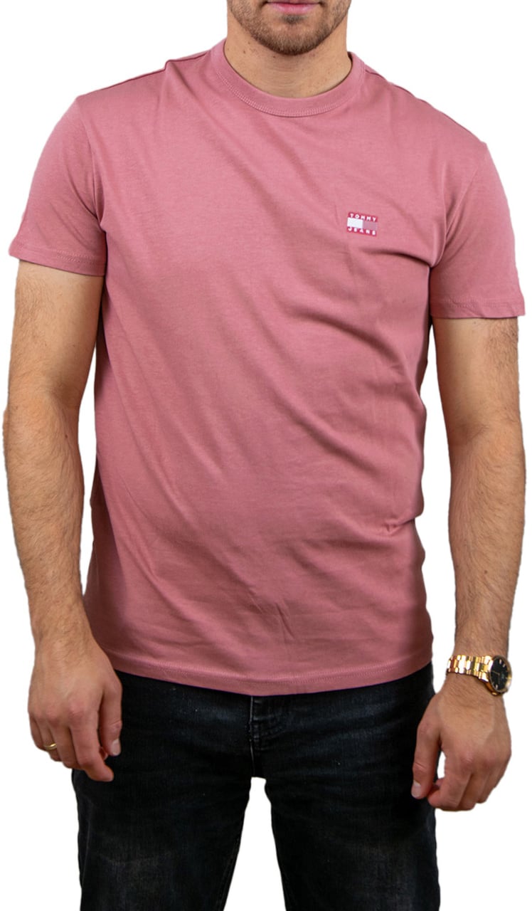 Tommy Jeans Tommy Jeans TJM Reg Badge Tee Ext Roze