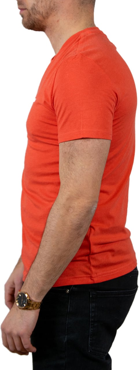 Tommy Jeans Xslim Jaspre HTR Tee Rood