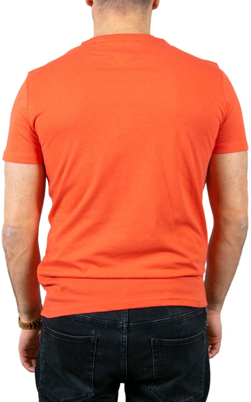 Tommy Jeans Xslim Jaspre HTR Tee Rood