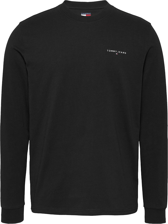 Tommy Jeans Tommy Jeans Slim Linear Chest LS Tee Ext Zwart