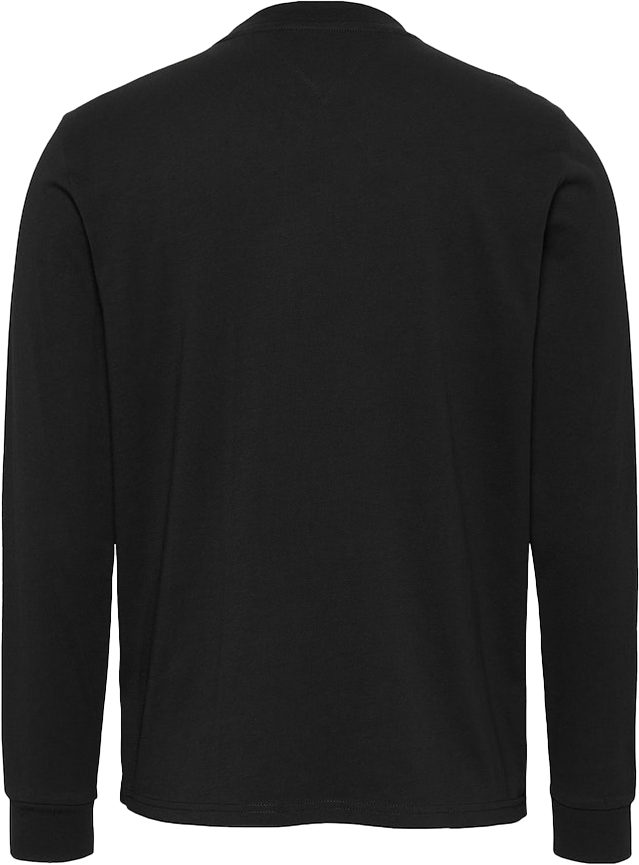 Tommy Jeans Tommy Jeans Slim Linear Chest LS Tee Ext Zwart