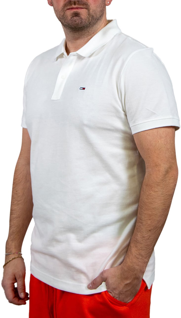 Tommy Jeans Tommy Jeans Slim Placket Polo EXT Beige