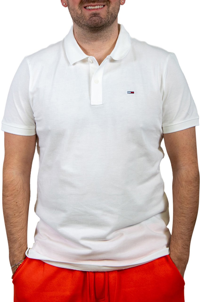 Tommy Jeans Tommy Jeans Slim Placket Polo EXT Beige