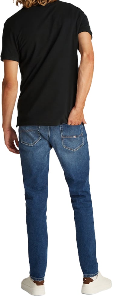 Tommy Jeans Tommy Jeans Slim Placket Polo EXT Zwart