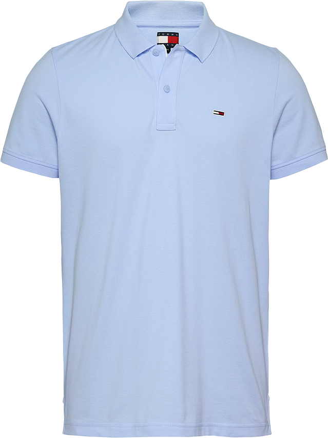Tommy Jeans Tommy Jeans Slim Placket Polo EXT Blauw