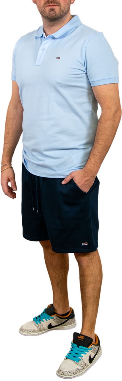 Tommy Jeans Tommy Jeans Slim Placket Polo EXT Blauw