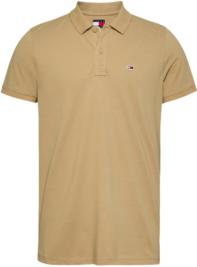 Tommy Jeans Tommy Jeans Slim Placket Polo EXT Beige
