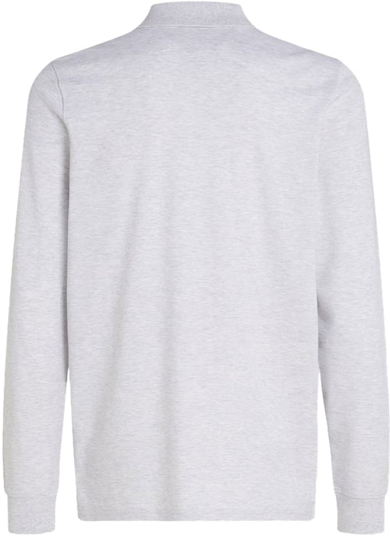 Tommy Jeans Tommy Jeans Slim Placket LS Polo Grijs
