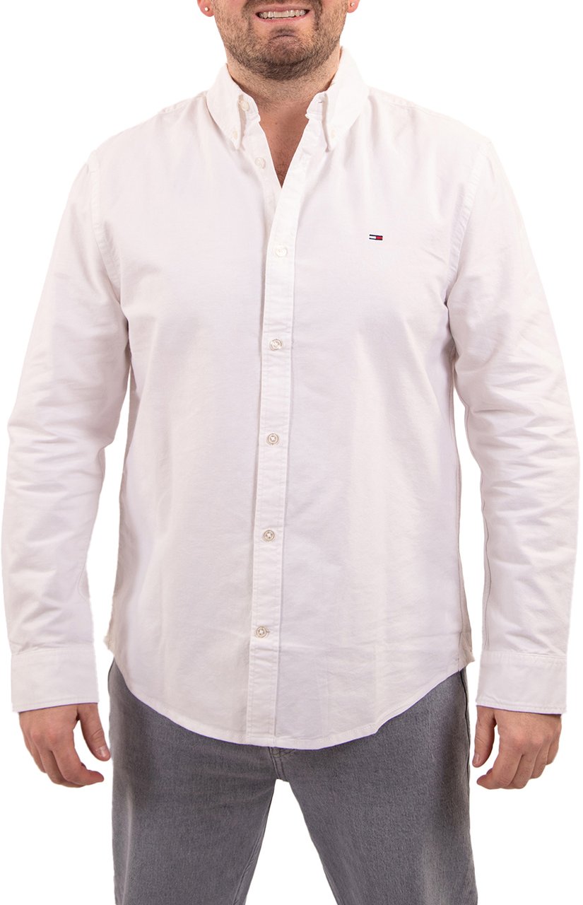 Tommy Jeans Reg Oxford Shirt Ext Beige