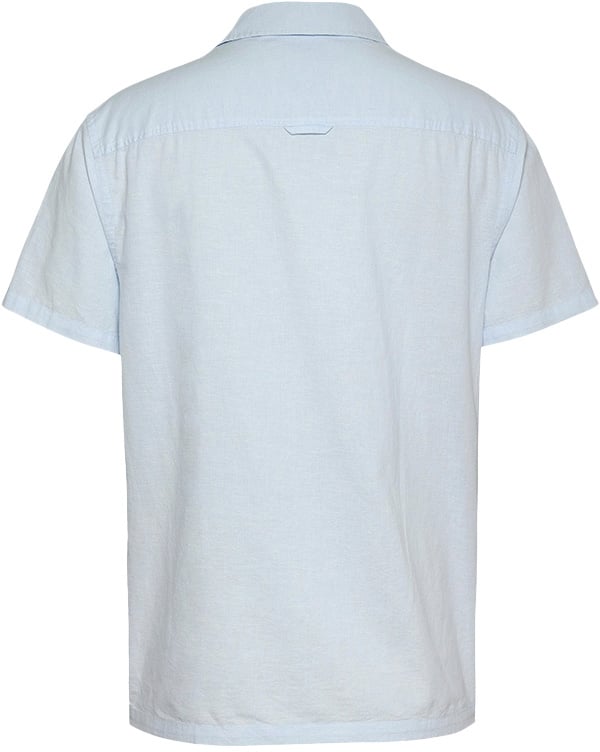 Tommy Jeans Tommy Jeans Linen Blend Camp SS Shirt Blauw
