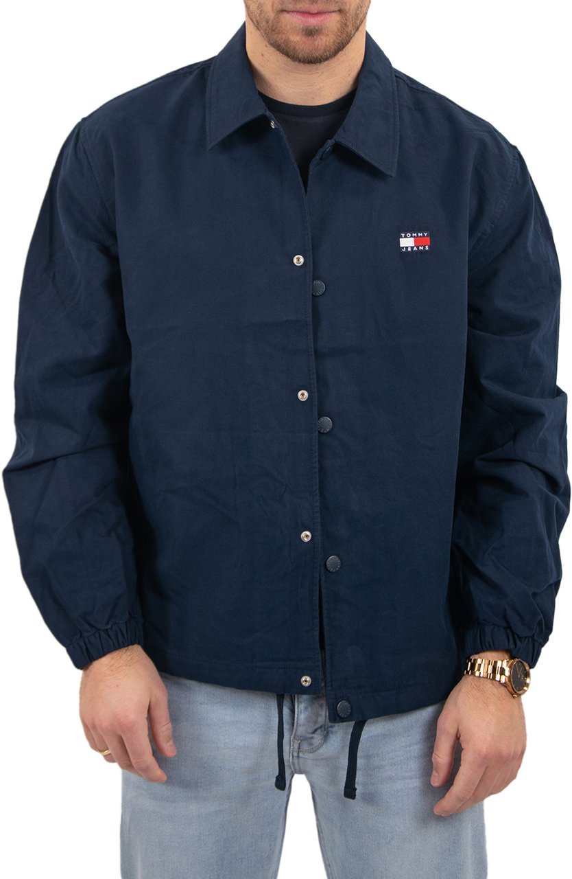 Tommy Jeans Sport Overshirt Blauw
