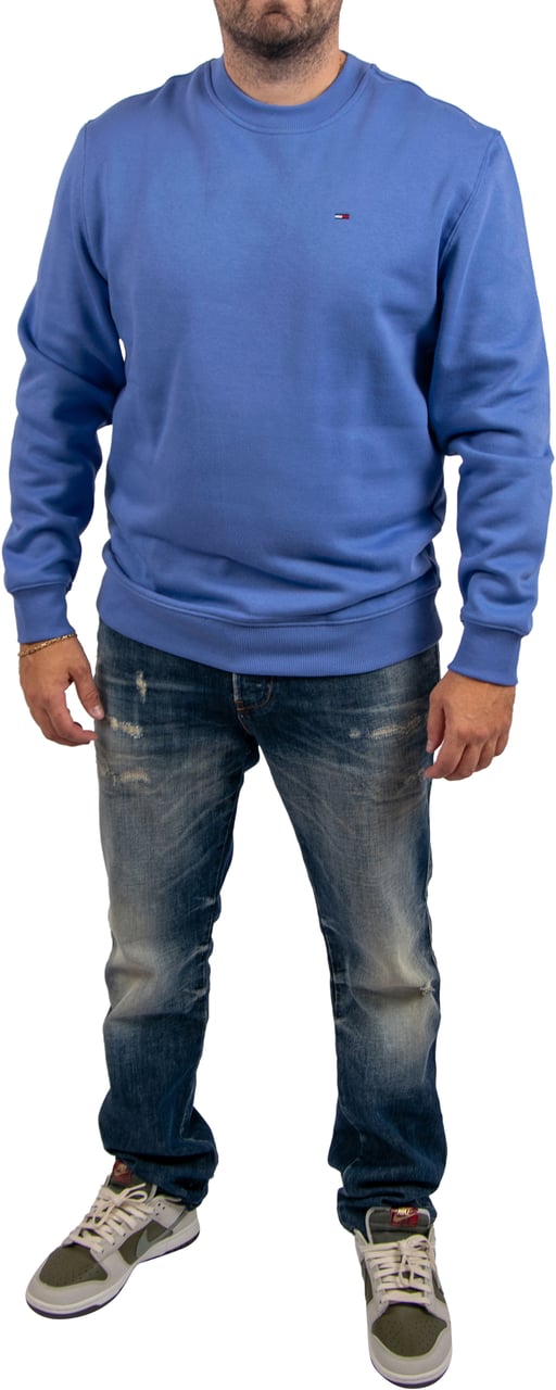 Tommy Jeans Tommy Jeans Reg S Flag Crew EXT Paars