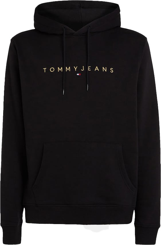 Tommy Jeans Tommy Jeans Reg Linear Gold Hood Ext Zwart