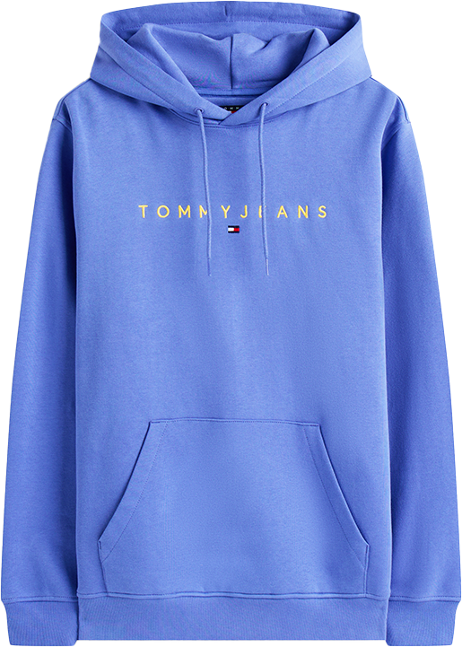 Tommy Jeans Tommy Jeans Reg Linear Logo Hoodie EXT Paars