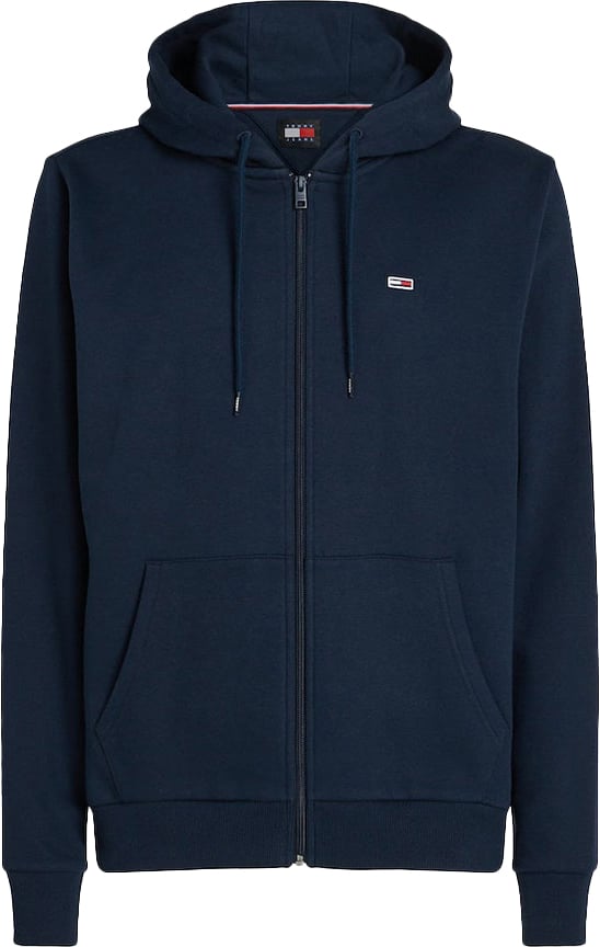 Tommy Jeans Tommy Jeans Reg S Flag Zip Thru Blauw