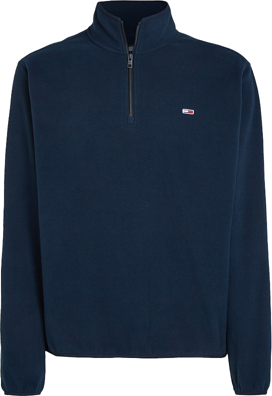 Tommy Jeans Tommy Jeans Reg S Flag Polar 1/4 Zip Blauw