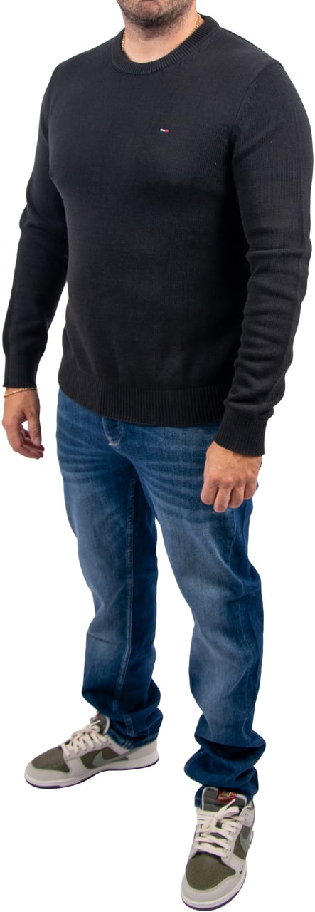 Tommy Jeans Tommy Jeans Slim ESS Sweater EXT Zwart