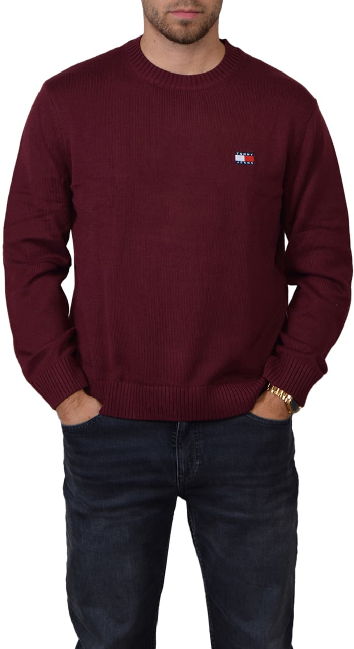 Tommy Jeans Tommy Jeans Reg Badge Sweater Rood
