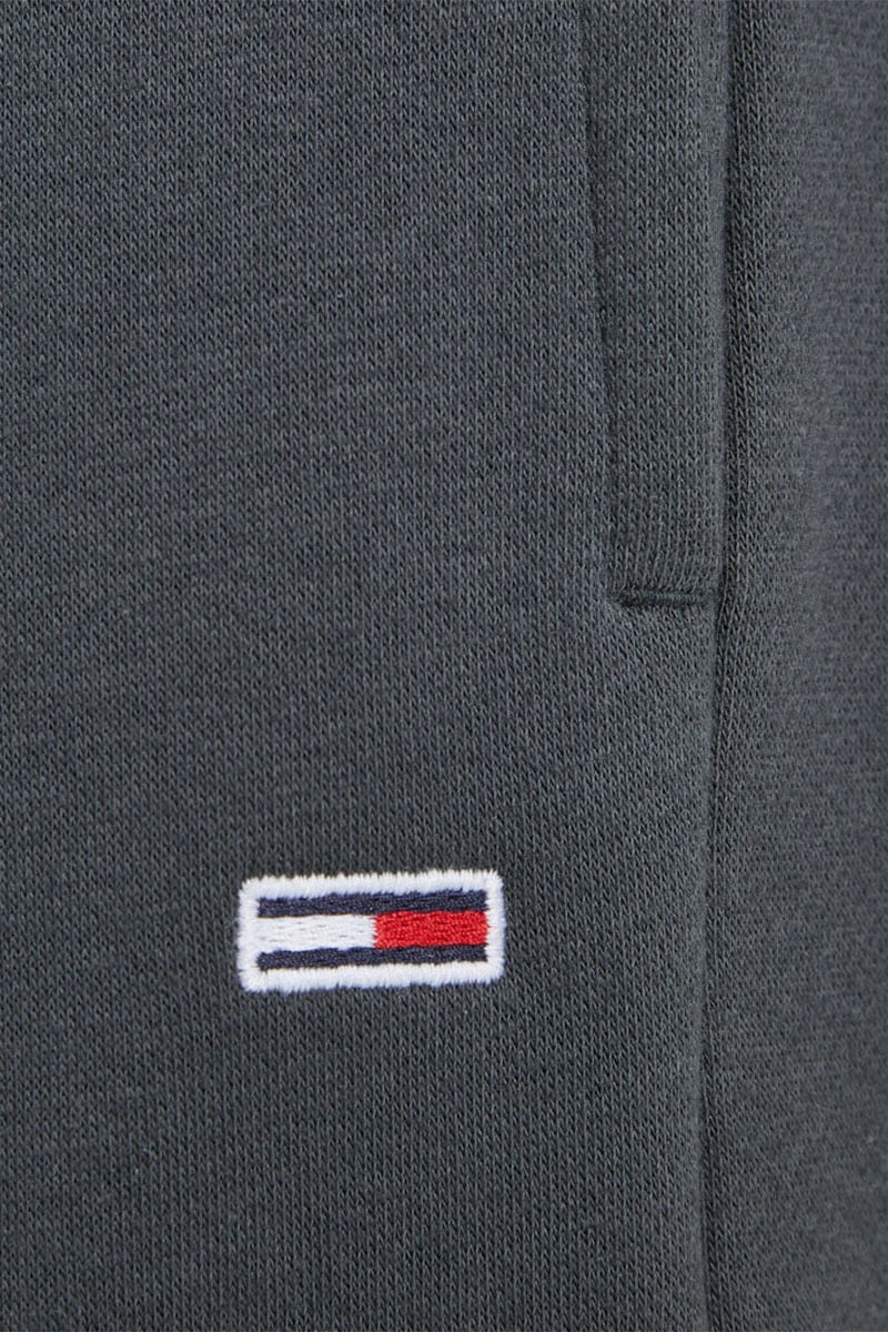 Tommy Jeans Tommy Jeans Slim S Flag Sweatpant Grijs
