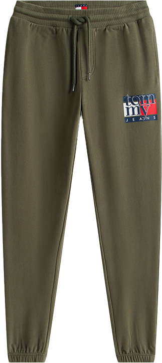 Tommy Jeans Tommy Jeans Slim RWB Flag Sweatpant Groen