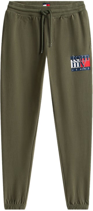 Tommy Jeans Slim RWB Flag Sweatpant Groen