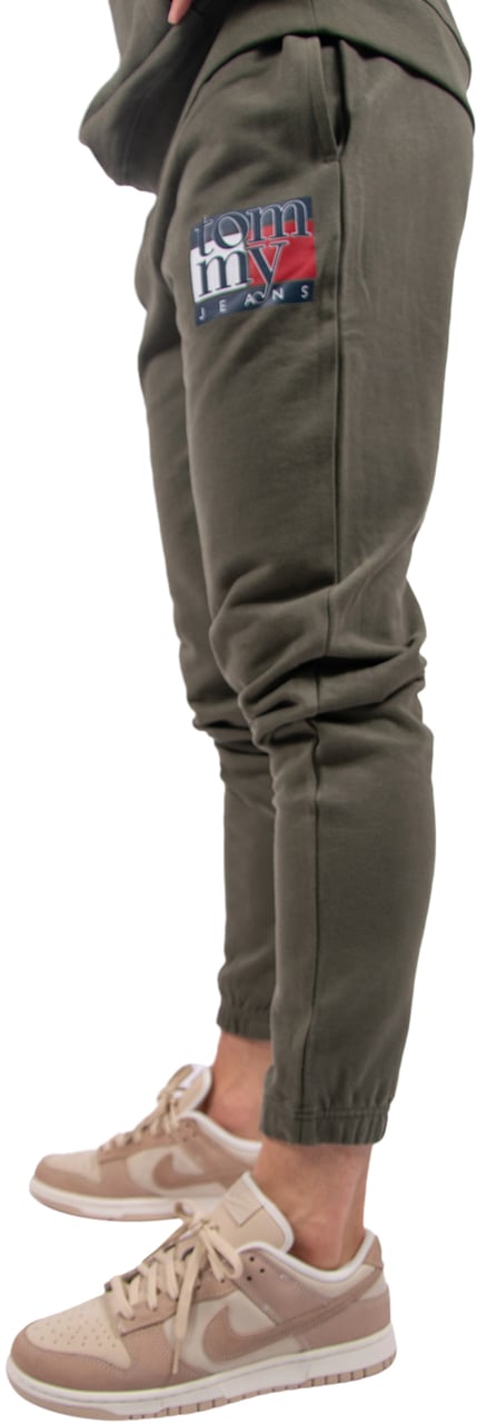 Tommy Jeans Slim RWB Flag Sweatpant Groen