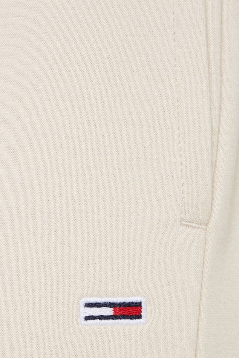 Tommy Jeans Tommy Jeans Slim S Flag Sweatpant Beige