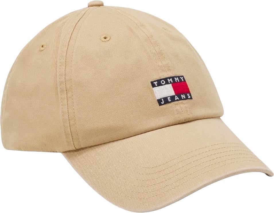 Tommy Jeans Heritage 6 Panel Cap Beige