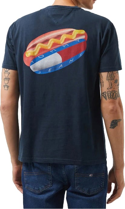 Tommy Jeans Men T-Shirt Blauw