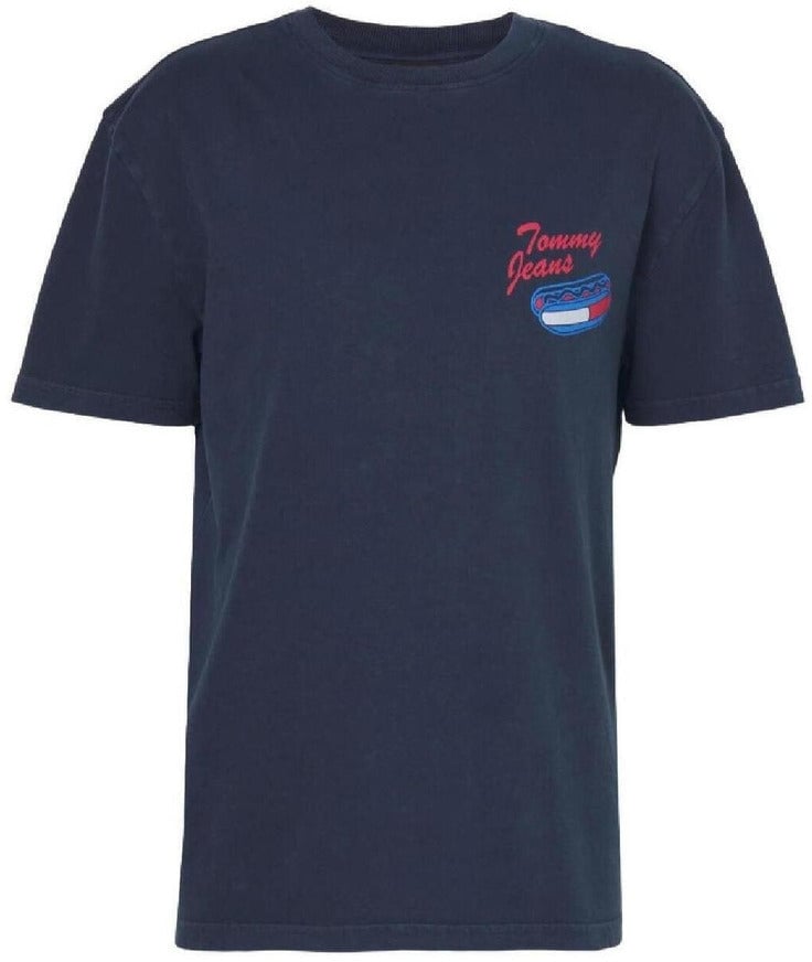 Tommy Jeans Men T-Shirt Blauw
