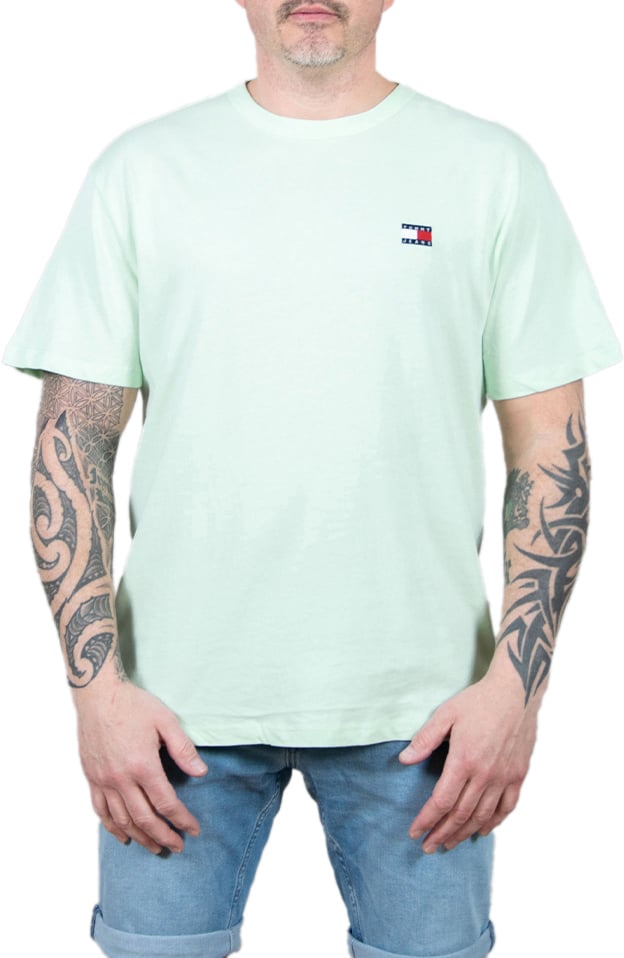 Tommy Jeans Reg Badge Tee Ext Groen