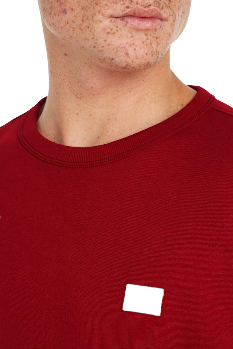 Tommy Jeans Reg Badge Tee Rood