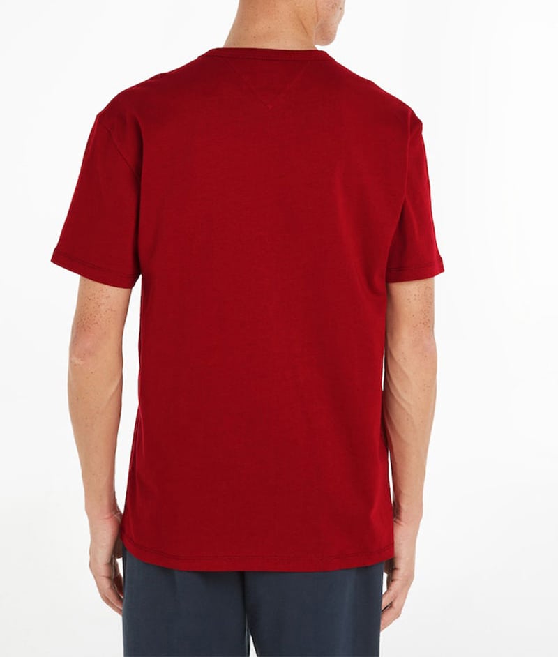 Tommy Jeans Reg Badge Tee Rood