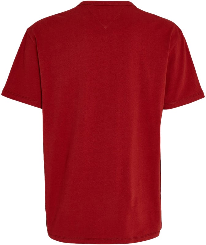 Tommy Jeans Reg Badge Tee Rood