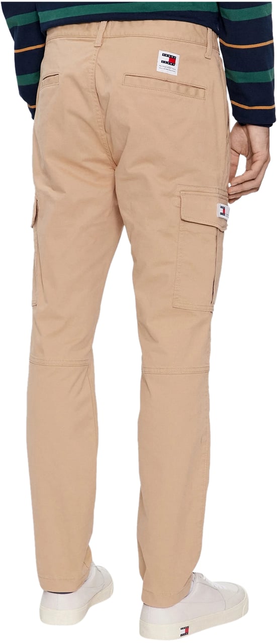 Tommy Jeans Trousers Beige Beige