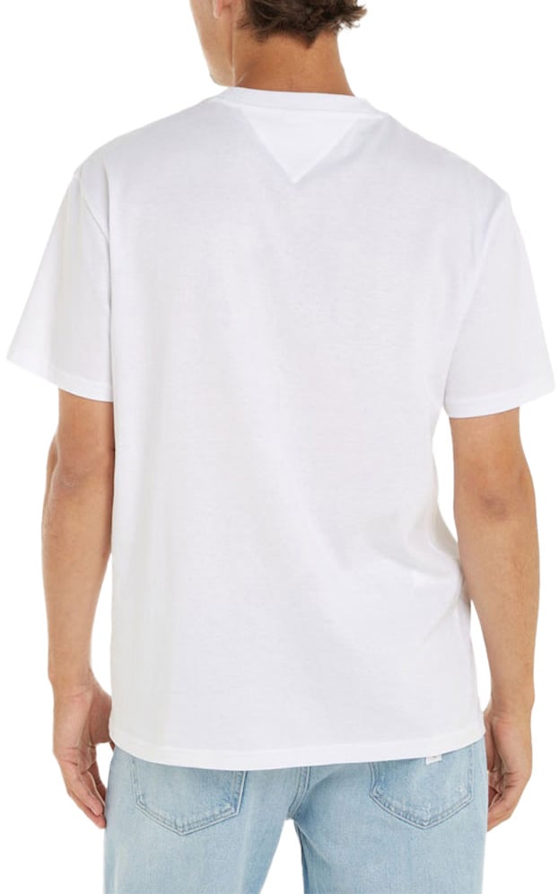 Tommy Jeans Reg Spray Pop Color Tee Ext Wit