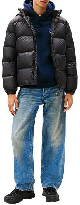 Tommy Jeans Coat Zwart