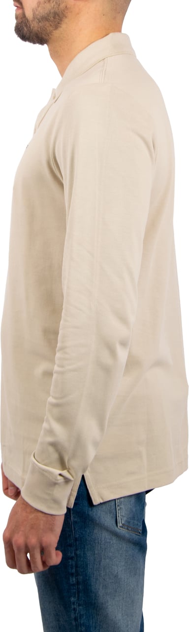 Tommy Jeans Tommy Jeans Slim Placket Polo LS Ext Beige