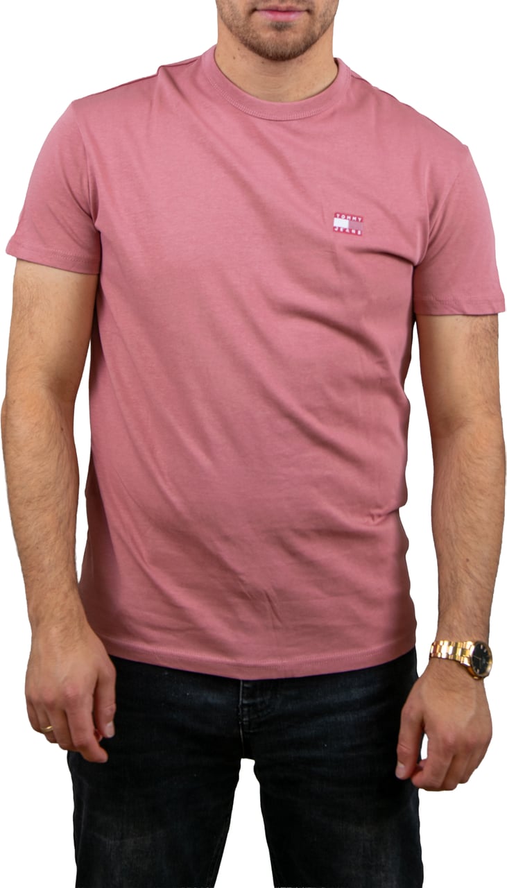 Tommy Jeans Tommy Jeans TJM Reg Badge Tee Ext Roze