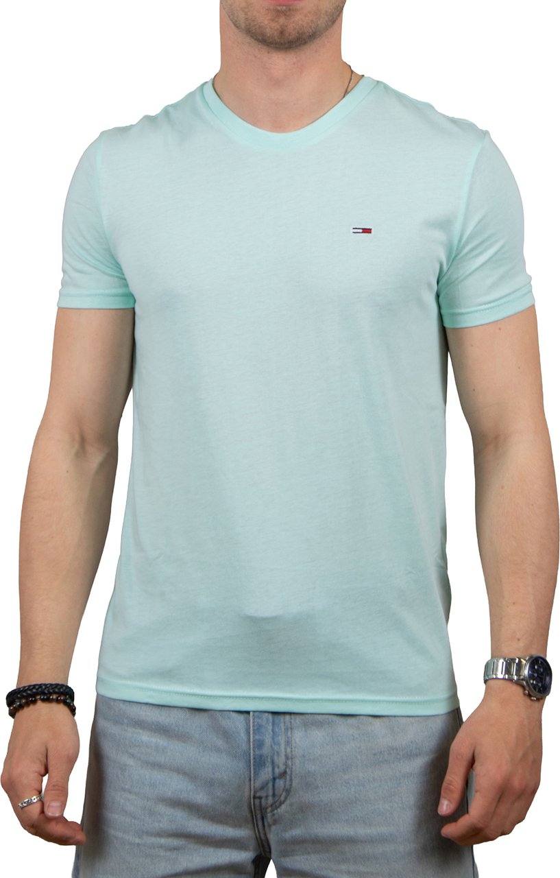 Tommy Jeans Xslim Jaspre HTR Tee Blauw